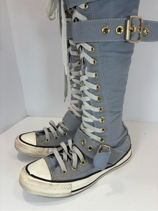 Converse Shoes - Converse Chuck Taylor All Star XXHi Buckles Knee-High Boots Blue Women 5.5 Y2K